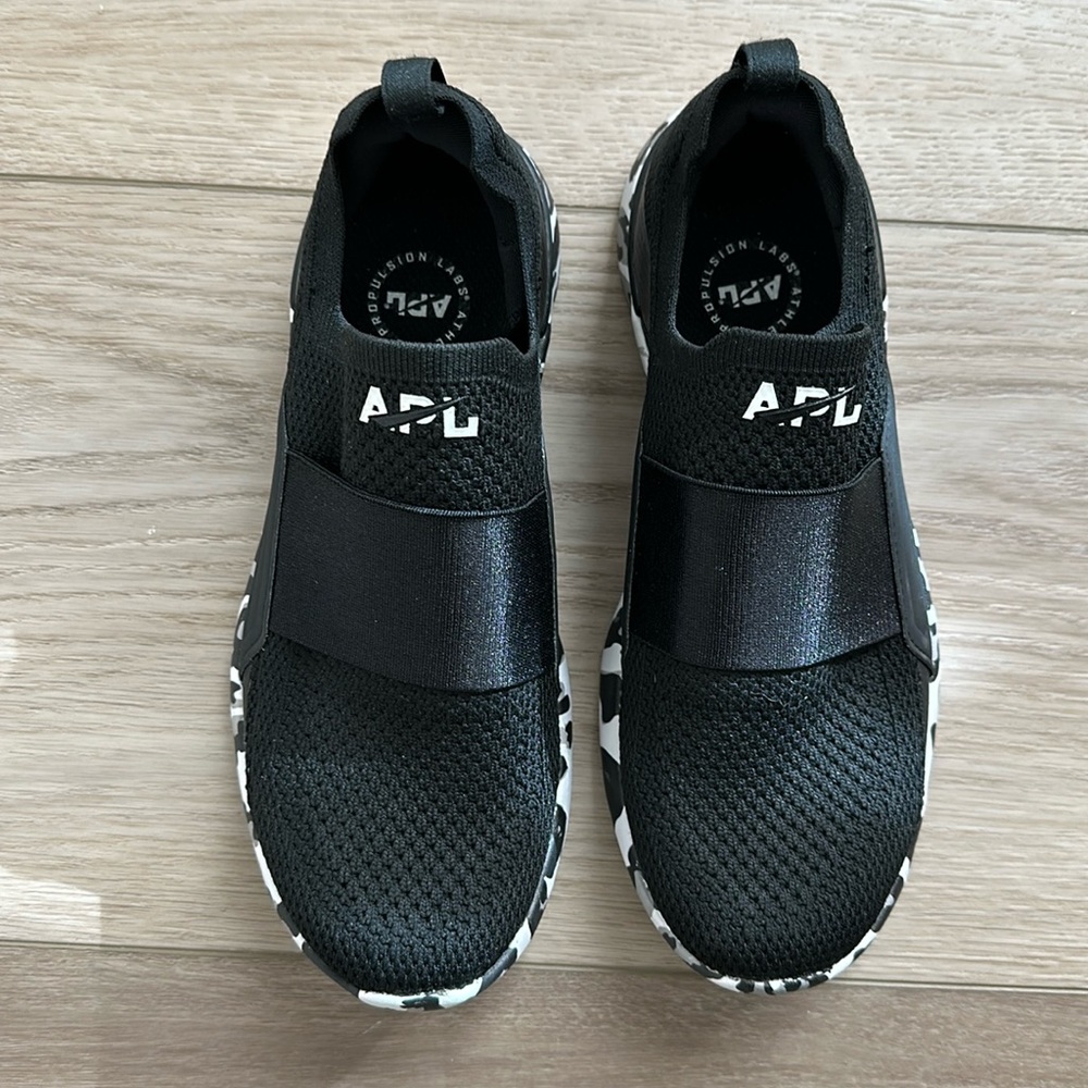 APL Black and White Athletic Shoes